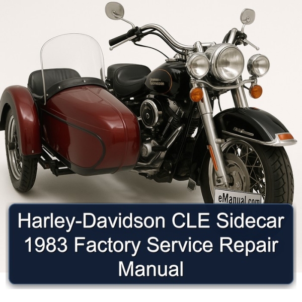 Harley-Davidson CLE Sidecar 1983 Factory Service Repair Manual