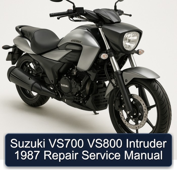 Suzuki VS700 VS800 Intruder 1987 Repair Service Manual