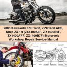 2006 Kawasaki ZZR 1400 ZZR1400 ABS Ninja ZX-14 Motorcycle Workshop Service Repair Manual