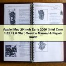 Apple iMac 20 Inch Early 2006 (Intel Core 1.83 / 2.0 Ghz ) Service Manual & Repair Guide Download PDF