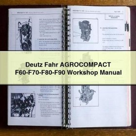 Deutz-Fahr Agrocompact F60-F90 Werkstatt-Handbuch