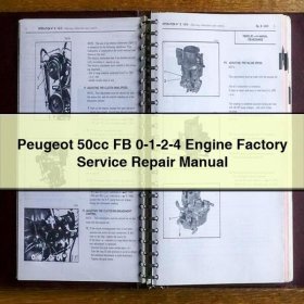 Peugeot 50cc FB 0-1-2-4 Motor Werkstatthandbuch