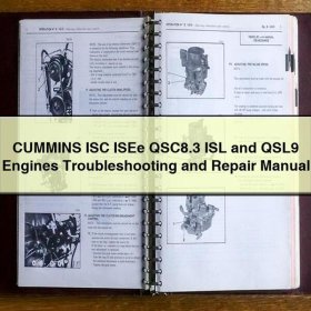 Cummins ISC ISEe QSC8.3 ISL und QSL9 Motoren: Fehlerbehebung und Reparaturhandbuch