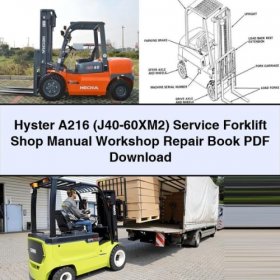 Hyster A216 (J40-60XM2) Werkstatt-Handbuch PDF