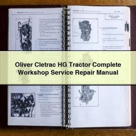 Oliver Cletrac HG Traktor - Werkstatt- und Reparaturhandbuch