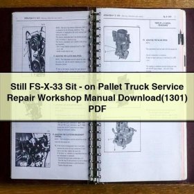 Still FS-X-33 Sitz-Palettenhubwagen Werkstatt-Handbuch