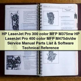 HP LaserJet Pro 300/400 Color MFP Servicehandbuch