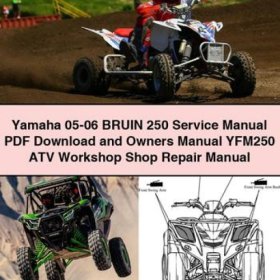 Yamaha Bruin 250 (2005-2006) Werkstatt- und Bedienungsanleitung (PDF)