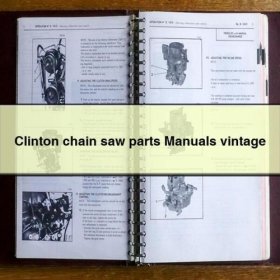 Clinton Kettensägen-Ersatzteile Handbücher Vintage PDF Download