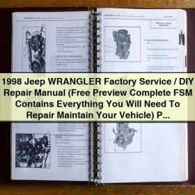 Jeep Wrangler 1998 Werkstatthandbuch
