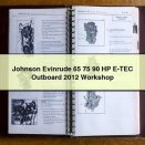 Johnson Evinrude 65 75 90 HP E-TEC Outboard 2012 Workshop