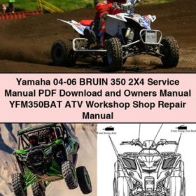 Yamaha Bruin 350 2x4 (2004-2006) Werkstatt-Handbuch & Bedienungsanleitung