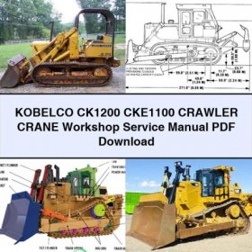 KOBELCO CK1200 / CKE1100 Raupenkran Werkstatt Handbuch PDF Download