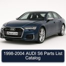 1998-2004 AUDI S6 Parts List Catalog