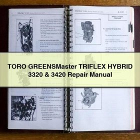 TORO GREENSMASTER TRIFLEX HYBRID 3320/3420 Reparaturhandbuch PDF
