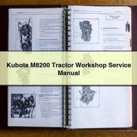 Kubota M8200 Traktor Werkstatt Handbuch PDF Download