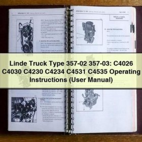 Linde Stapler Typ 357-02 / 357-03: Bedienungsanleitung (PDF)