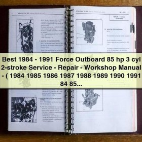 Best 1984-1991 Force Outboard 85 hp 3 cyl 2-stroke Service-Repair-Workshop Manual-PDF ( 1984 1985 1986 1987 1988 1989 1990 1991 84 85 86 87 88 89 9