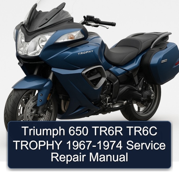 Triumph 650 TR6R TR6C TROPHY 1967-1974 Service Repair Manual