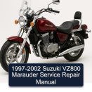 1997-2002 Suzuki VZ800 Marauder Service Repair Manual