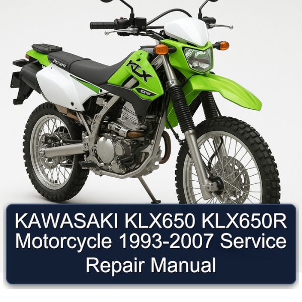 KAWASAKI KLX650 KLX650R Motorcycle 1993-2007 Service Repair Manual