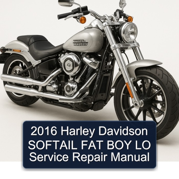 2016 Harley Davidson SOFTAIL FAT BOY LO Service Repair Manual