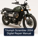 Triumph Scrambler 2004 Digital Repair Manual