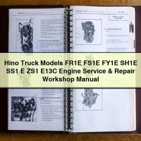 Hino LKW Modelle FR1E, FS1E, FY1E, SH1E, SS1E, ZS1E, E13C: Werkstatt-Handbuch (PDF)