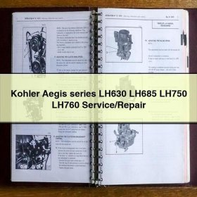 Kohler Aegis Serie LH630/LH685/LH750/LH760 Service & Reparatur