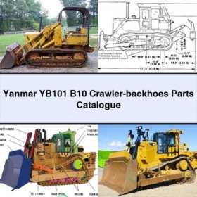 Yanmar YB101 B10 Raupenbagger Ersatzteilkatalog