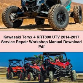 Kawasaki Teryx 4 KRT800 UTV 2014-2017 Service Repair Workshop Manual Pdf