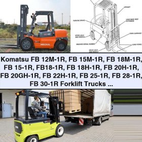 Komatsu Gabelstapler FB 12M-1R bis FB 30-1R: Service- und Reparaturhandbuch