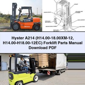 Hyster A214 Gabelstapler Ersatzteilhandbuch