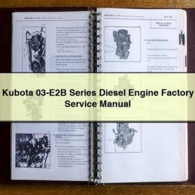 Kubota 03-E2B Dieselmotor Werkstatt Handbuch (PDF)