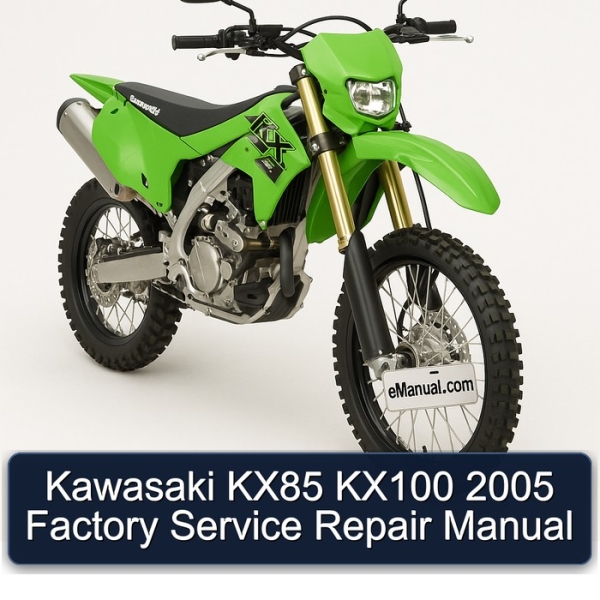 Kawasaki KX85 KX100 2005 Factory Service Repair Manual