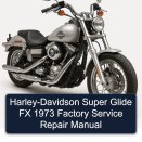Harley-Davidson Super Glide FX 1973 Factory Service Repair Manual
