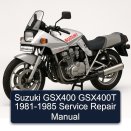 Suzuki GSX400 GSX400T 1981-1985 Service Repair Manual