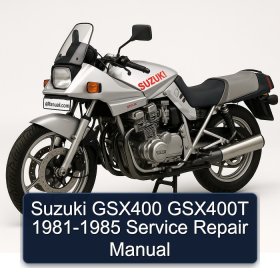 Suzuki GSX400 GSX400T 1981-1985 Service Repair Manual