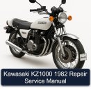 Kawasaki KZ1000 1982 Repair Service Manual