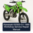 Kawasaki KX500-G1 1989 Workshop Service Repair Manual