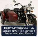 Harley Davidson CLE TLE Sidecar 1979-1984 Service & Repair Workshop Manual