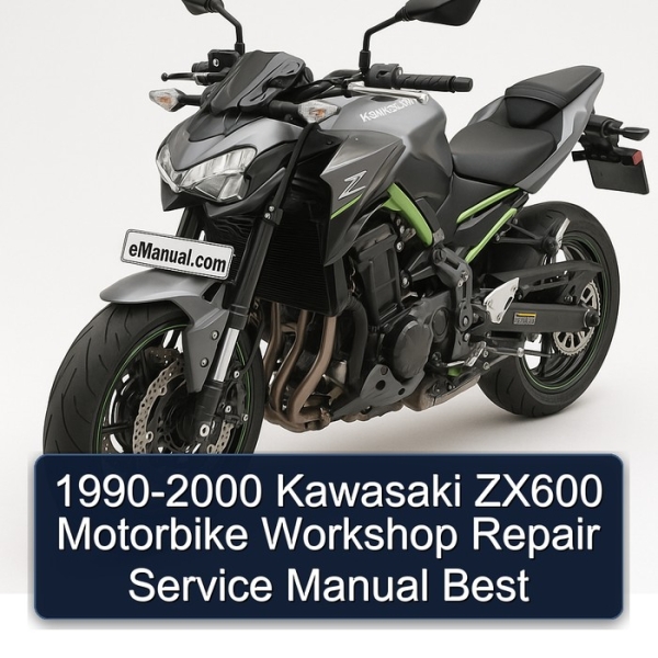 1990-2000 Kawasaki ZX600 Motorbike Workshop Repair Service Manual Best