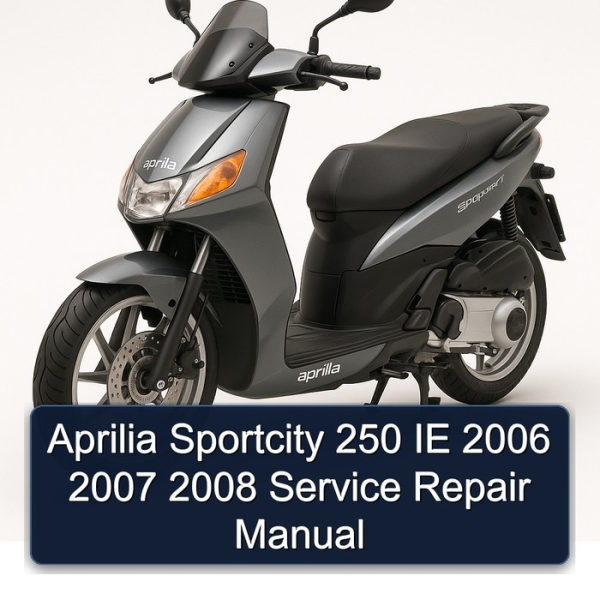 Aprilia Sportcity 250 IE 2006 2007 2008 Service Repair Manual