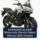 KAWASAKI KLE500 Motorcycle Service Repair Manual 2005 Onward