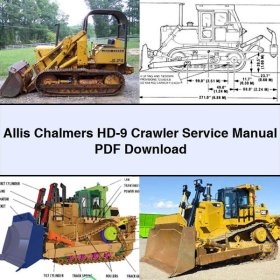 Allis Chalmers HD-9 Raupenfahrzeug - Servicehandbuch