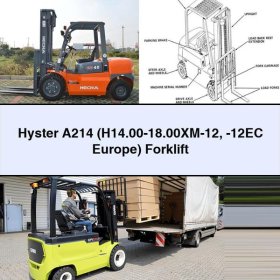 Gabelstapler Hyster A214 (H14.00-18.00XM-12 -12EC Europa)