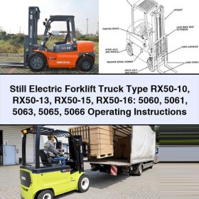 Bedienungsanleitung Gabelstapler RX50-10, RX50-13, RX50-15, RX50-16: 5060, 5061, 5063, 5065, 5066