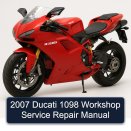 2007 Ducati 1098 Workshop Service Repair Manual