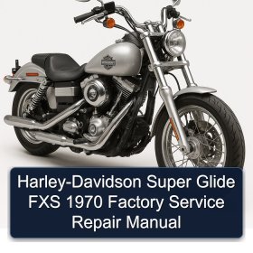 Harley-Davidson Super Glide FXS 1970 Factory Service Repair Manual