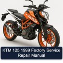 KTM 125 1999 Factory Service Repair Manual
